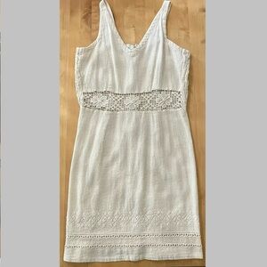 Elegant White Lace Mini Dress